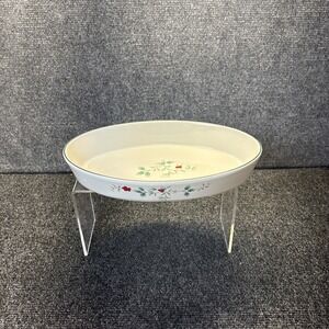 Pfaltzgraff~Winterberry Oval Baker~10.5"X6.5"